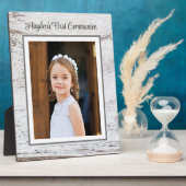 Eerste communiqué dag! Aangepaste foto-tabletop pl Fotoplaat (Zijkant)