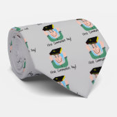 Eerste communiqué dag~"Boy met Bijbel" Stropdas (Opgerold)