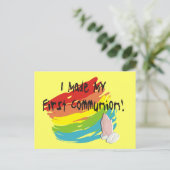 Eerste communiqué dag T-Hemden en Gifts Briefkaart (Staand voorkant)