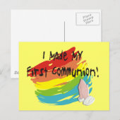 Eerste communiqué dag T-Hemden en Gifts Briefkaart (Voorkant / Achterkant)