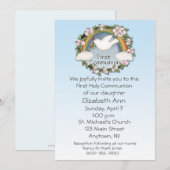 Eerste communiqué Dove-regenboog Kaart (Voorkant / Achterkant)