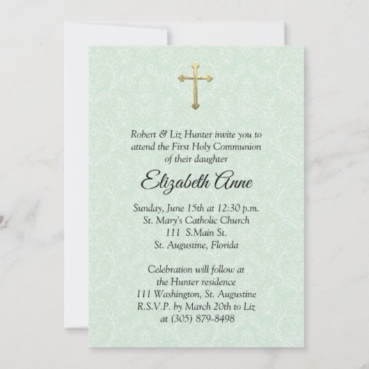 Eerste communiqué Foto-uitnodiging Kaart (Achterkant)