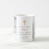 Eerste communiqué foto van religieuze kruisbeelden koffiemok (Center)