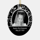 Eerste communiqué-fotoversiering keramisch ornament (Rechts)