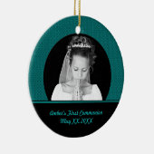 Eerste communiqué-fotoversiering keramisch ornament (Rechts)