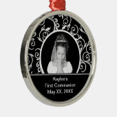 Eerste communiqué-fotoversiering metalen ornament (Rechts)