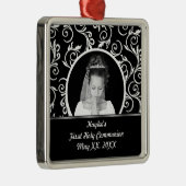 Eerste communiqué-fotoversiering metalen ornament (Rechts)