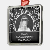 Eerste communiqué-fotoversiering metalen ornament (Links)