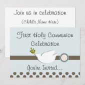 Eerste communiqué (Girl) Kaart (Voorkant / Achterkant)