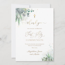 Eerste communiqué - Hartelijk dank Kaart