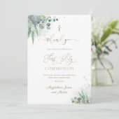 Eerste communiqué - Hartelijk dank Kaart (Staand voorkant)