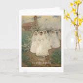Eerste communiqué kaart (Gele Bloem)