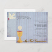 Eerste communiqué kaart (Voorkant / Achterkant)