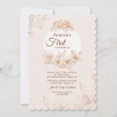 Eerste communiqué kaart (Voorkant)