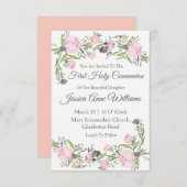 Eerste communiqué kaart (Voorkant / Achterkant)