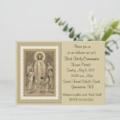 Eerste communiqué kaart (Staand voorkant)