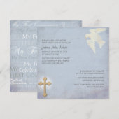 Eerste communiqué kaart (Voorkant / Achterkant)