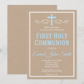 Eerste communiqué kaart (Voorkant / Achterkant)