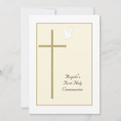 Eerste communiqué kaart (Voorkant)