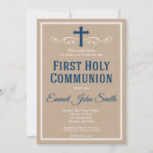 Eerste communiqué kaart (Voorkant)