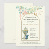 Eerste communiqué Katholieke Floral Eucalyptus Kaart (Voorkant / Achterkant)