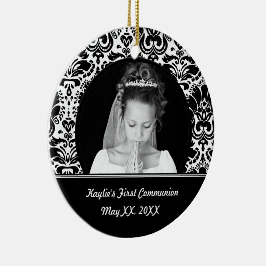 Eerste communiqué keramisch ornament (Rechts)