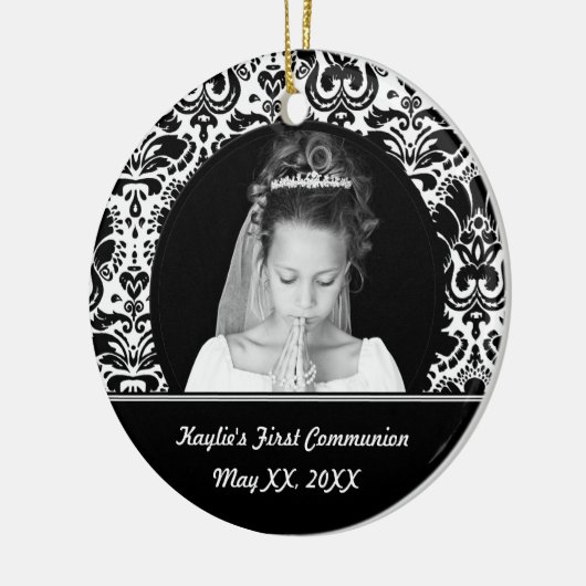 Eerste communiqué keramisch ornament (Links)