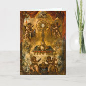 Eerste communiqué legory van de Eucharistische Kaa Kaart (Voorkant)