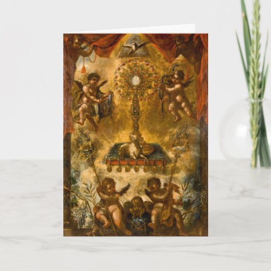 Eerste communiqué legory van de Eucharistische Kaa Kaart (Voorkant)