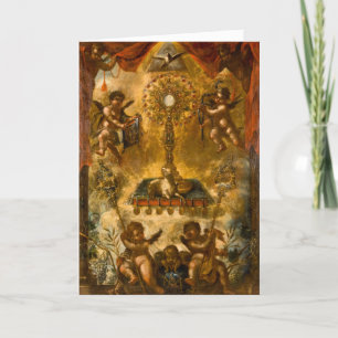 Eerste communiqué legory van de Eucharistische Kaa Kaart