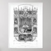 Eerste communiqué Persoonlijke Memorial (wit) Poster (Voorkant)