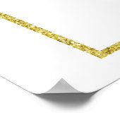 Eerste communiqué Roze Floral welkomstteken Poster (Hoek)