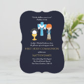 Eerste communiqué van de marine BOYS Kaart (Staand voorkant)