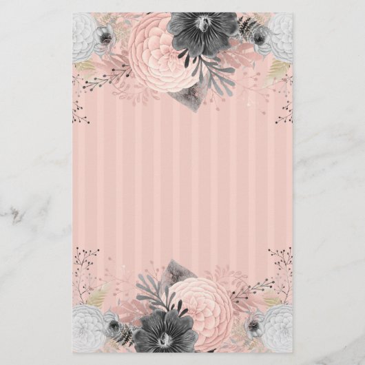 Eerste communiqué van de roze Floral (Achterkant)