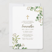 Eerste communiqué voor haar Waterverf olievloeisto Kaart (Voorkant)