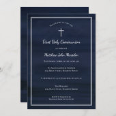 Eerste communiqué |Waterverf van de marine Kaart (Voorkant / Achterkant)