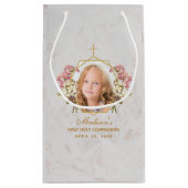 Eerste communistisch meisje Foto Marble Gold Pink  Klein Cadeauzakje (Achterkant)