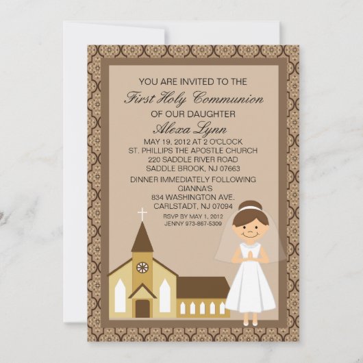  eerste communistisch meisje naar kerkelijke uitno kaart (Voorkant)