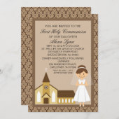  eerste communistisch meisje naar kerkelijke uitno kaart (Voorkant / Achterkant)