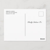 Eerste Communistische Gouden Kruisschutter Elegant Briefkaart (Achterkant)