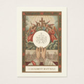 Eerste communistische katholieke herinnering Heili Visitekaartje (Voorkant)