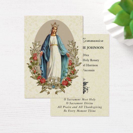 Eerste communistische katholieke herinnering Heili Visitekaartje (Bureau)