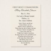 Eerste communistische katholieke herinnering Heili Visitekaartje (Achterkant)