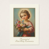 Eerste communistische katholieke herinnering Heili Visitekaartje (Voorkant)