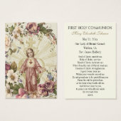 Eerste communistische katholieke herinnering Heili Visitekaartje (Voorkant /achterkant)