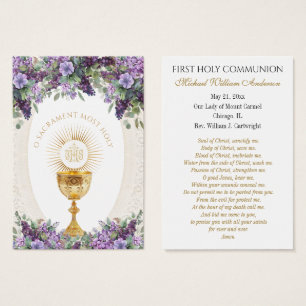 Eerste communistische katholieke herinnering Heili Visitekaartje