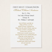 Eerste communistische katholieke herinnering Heili Visitekaartje (Achterkant)