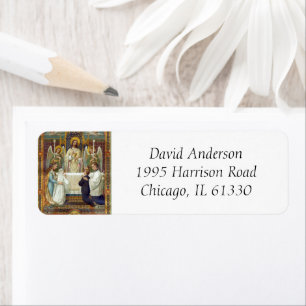 Eerste communistische katholieke Jezus Religieuze  Etiket