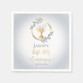 Eerste communistische katholieke jongen servet (Voorkant)