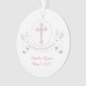 Eerste communistische witte doven met banner ornament (voorkant)